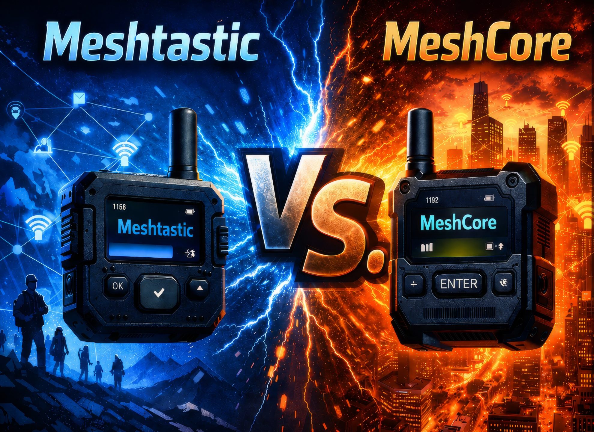 Meshtastic vs. MeshCore? It depends on the Use Case