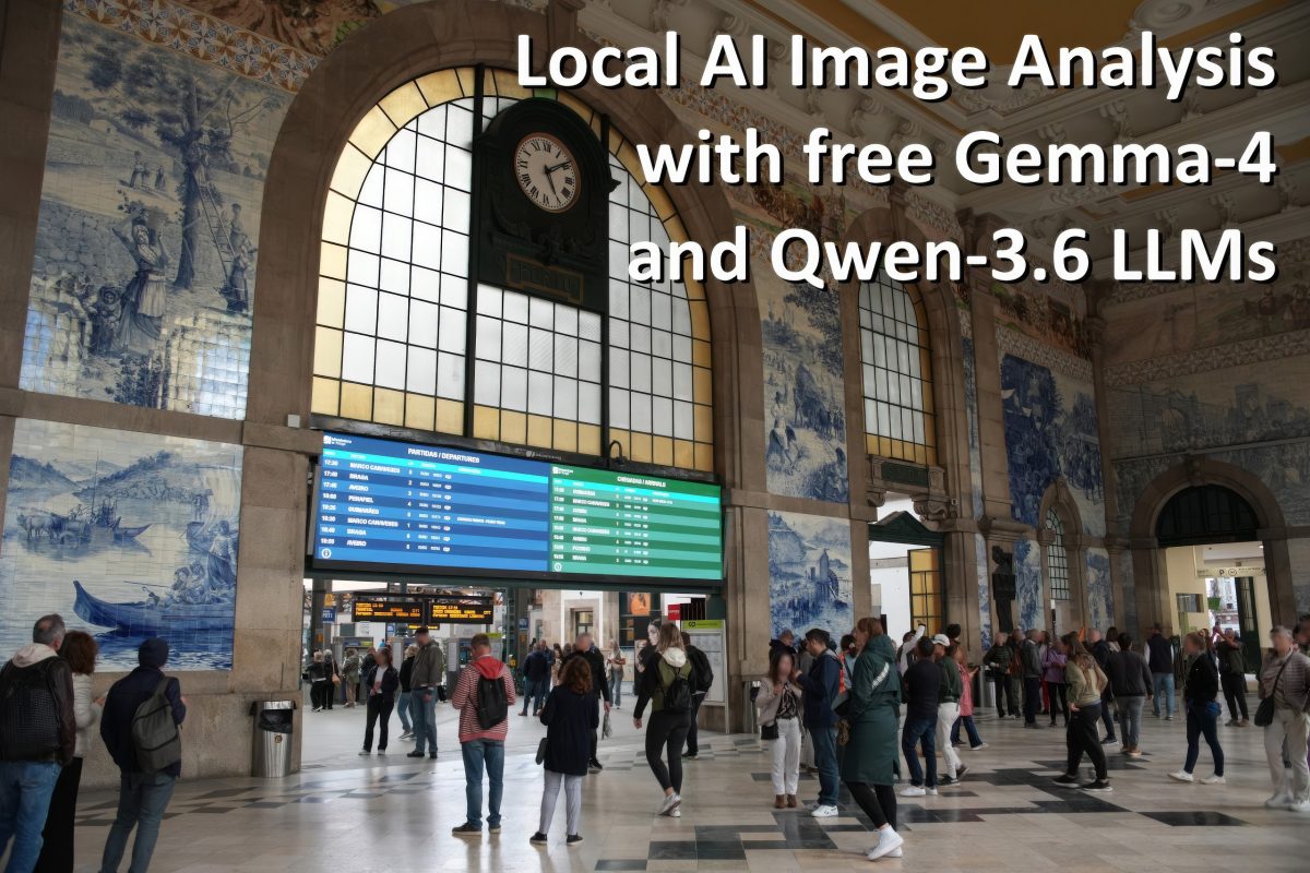 Local AI image analysis